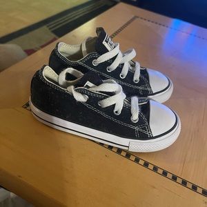 Toddler Converses (Black & Red)
